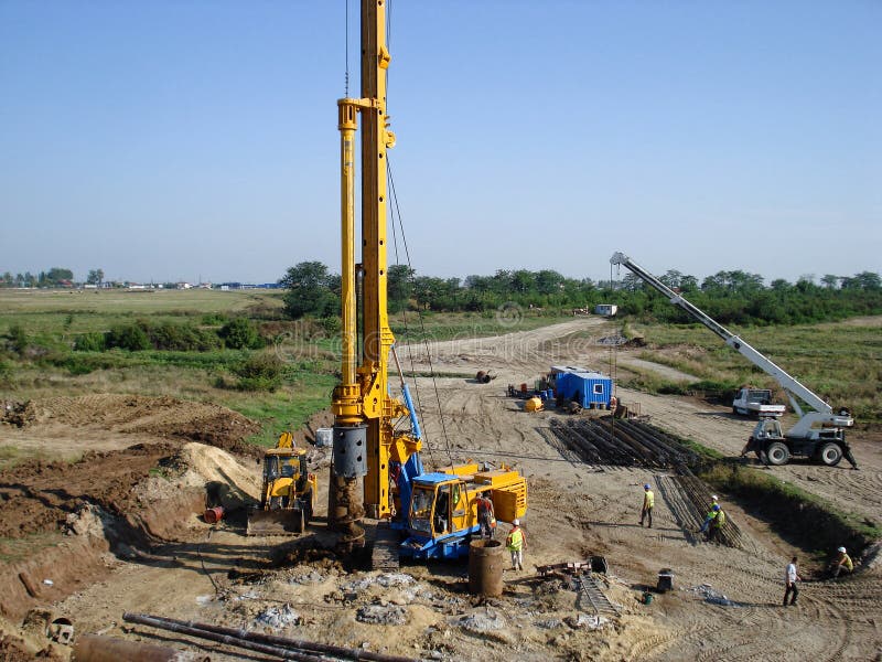 Big drilling machinery stock photo. Image of hydraulic 111992044
