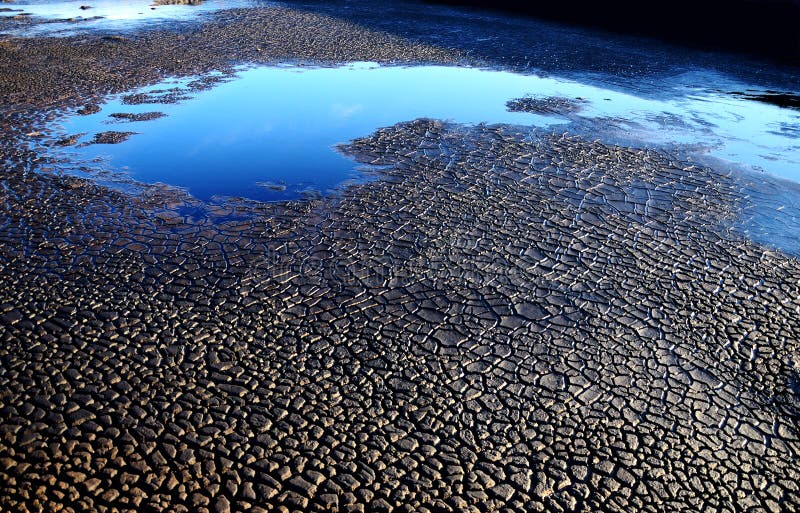 Drilling Mud Pit stock photo. Image of exploration, cakes 49126932