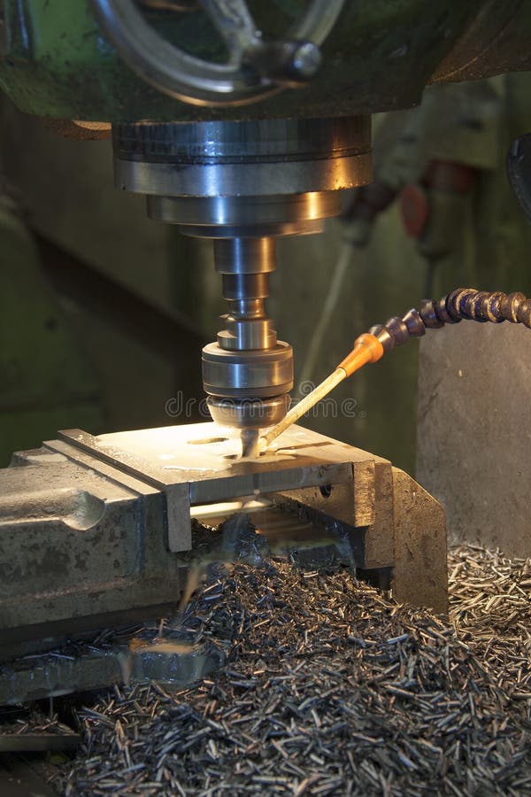 Drilling process royalty free stock photo