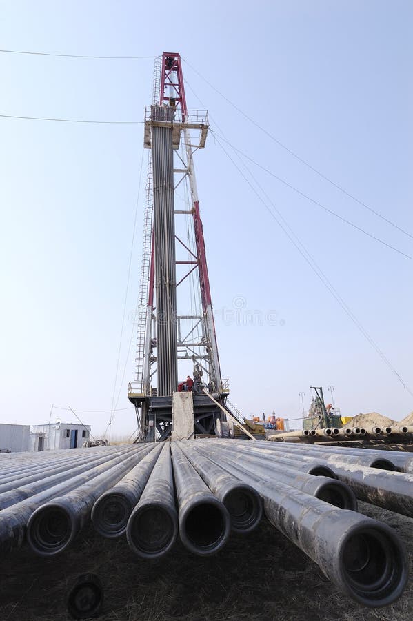 Drilling tower royalty free stock images