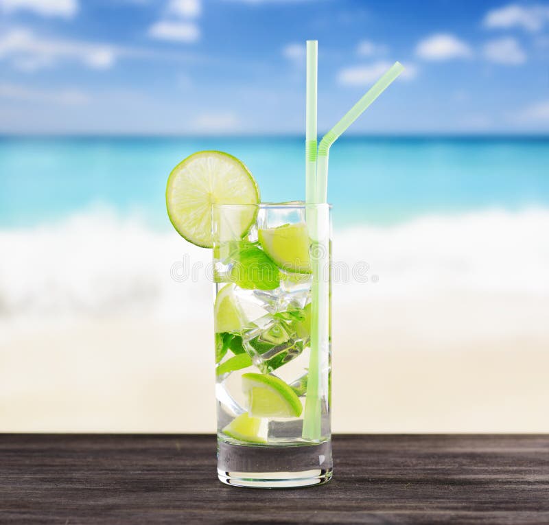 Glass Mojito Cocktail Beach Stock Images Download 2,466 Royalty Free
