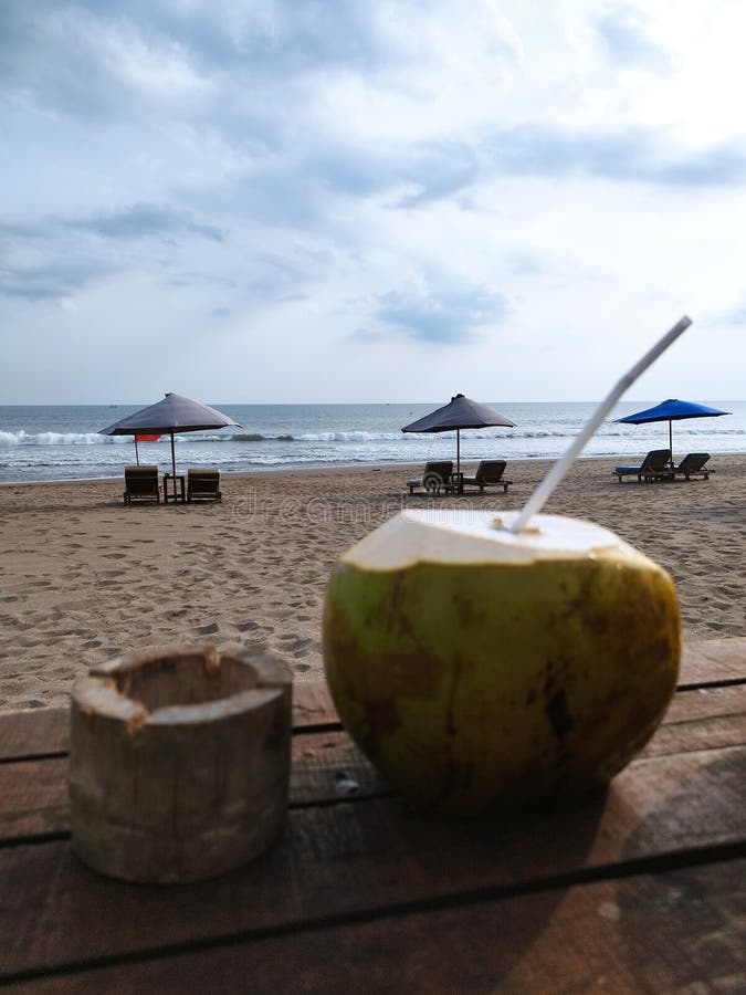 Drink Your Coconut in Beach Stock Image Image of cape, ocean 264248815