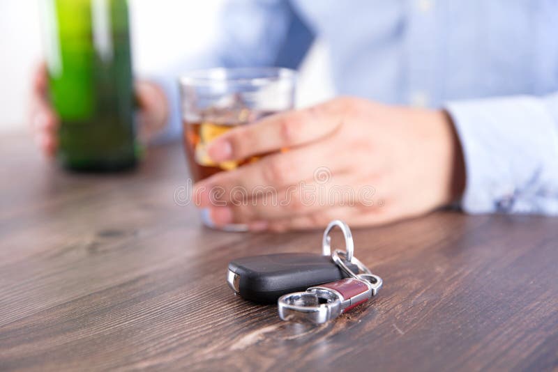 Drinking Drivers and Car Keys on the Table Stock Image Image of drunk