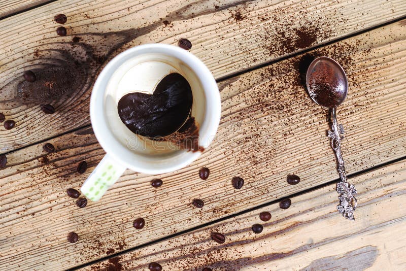 The Drinking Morning Coffee . Everyone Loves Coffee Stock Photo Image