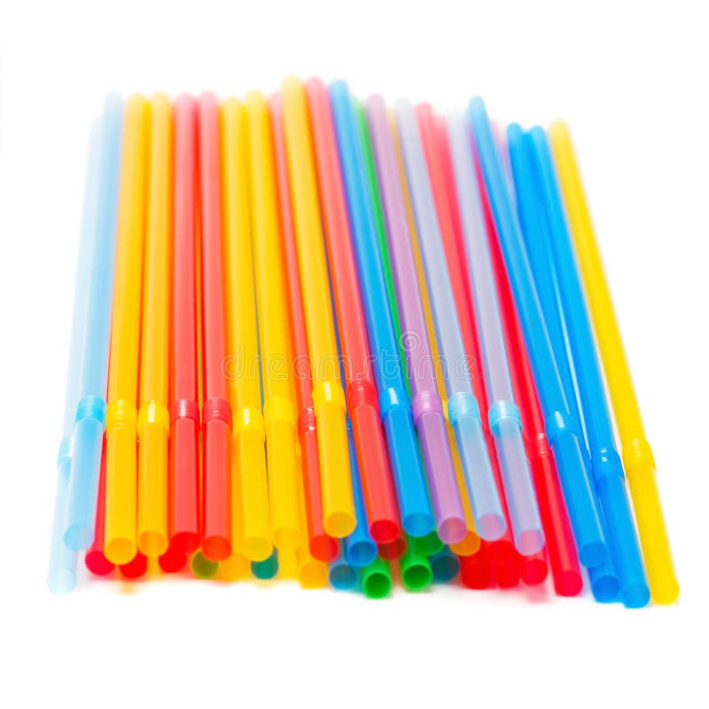 Twisted colored straws stock photo. Image of alcohol, beverages 7086284