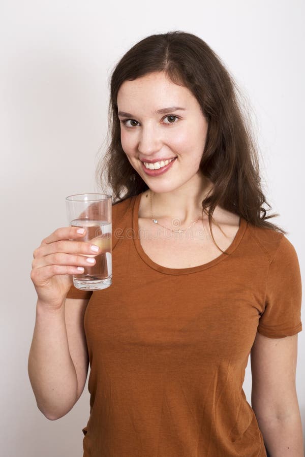 Drinking water stock photo. Image of beautiful, pleasure 102270274