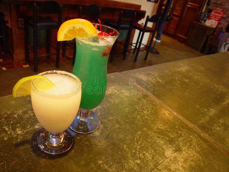 Drinks at the Bar stock image. Image of lime, drink, alcohol 68497