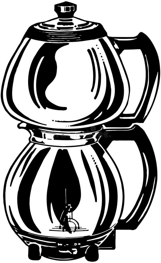 Download Drip Coffee Pot stock vector. Illustration of beverages - 42097988
