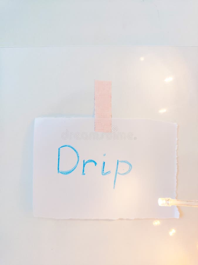 Drip with very cool, awesome, and stylish vibes. royalty free stock photo