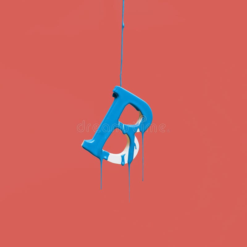 Letter B Dripping Paint Stock Photos Free & RoyaltyFree Stock Photos