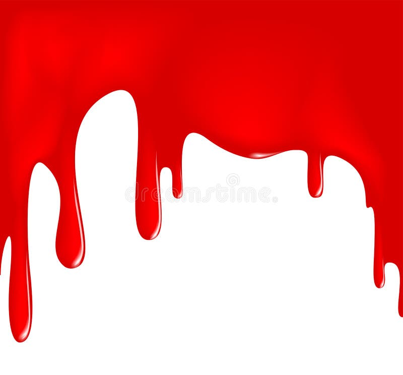 Dripping red paint stock vector. Illustration of liquid 50545125
