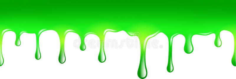Green Seamless Dripping Slime. Stock Vector - Illustration of abstract