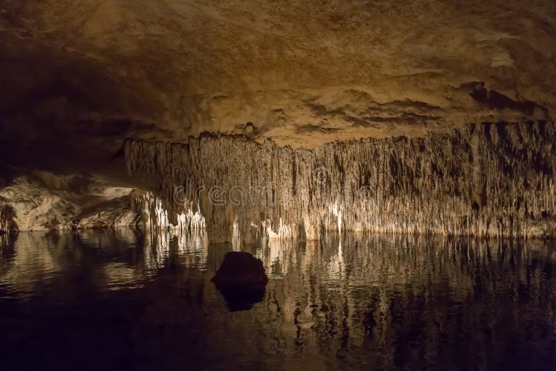 Dripstone cave stock photo. Image of cave, deep, geology 93614640