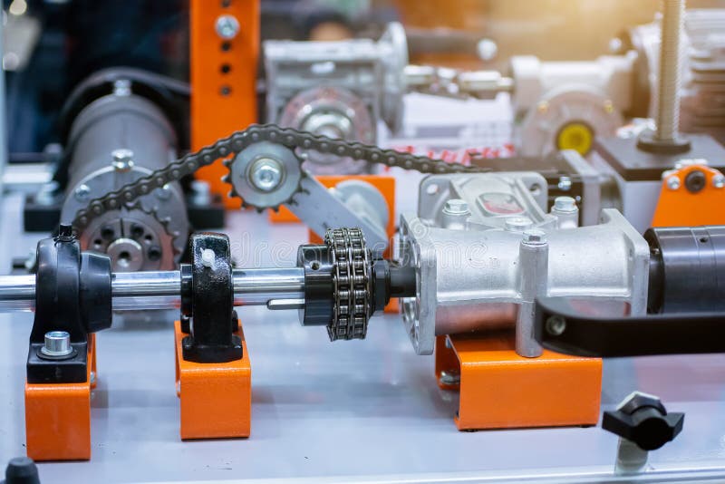 Drive Roller Chains for Torque Transmission Stock Image Image of