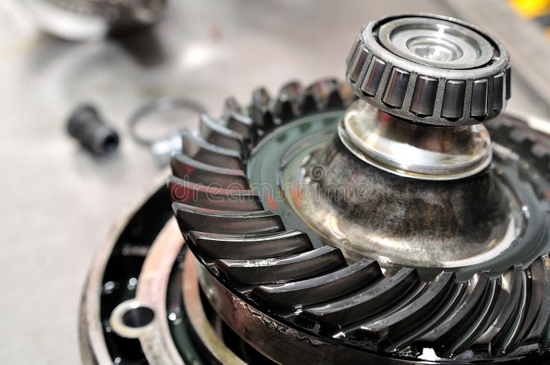 Sprocket Machining Part or Product Set on Vise during Inspection on