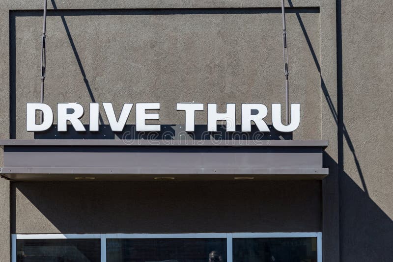 Drive Thru Window Sign