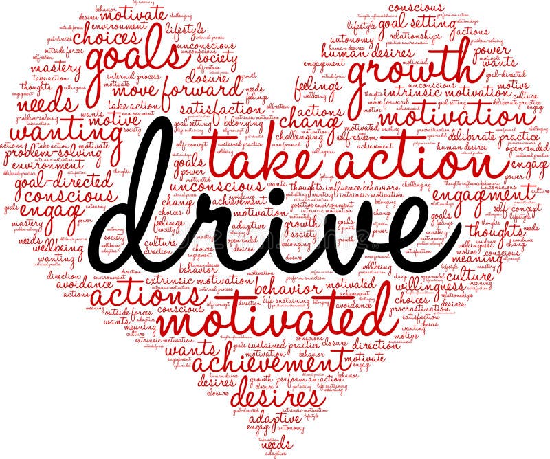 Drive Word Cloud stock vector. Illustration of behaviours 211015560