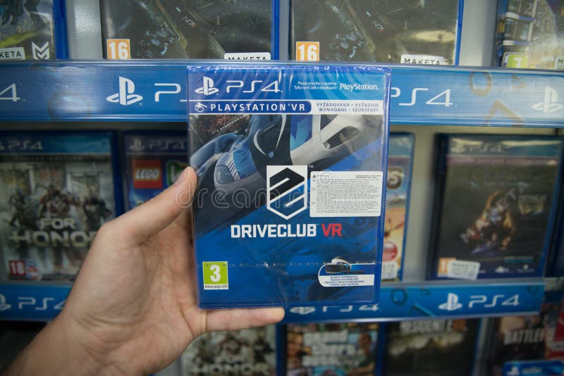 Driveclub VR editorial photo. gaming, disc - 91063771