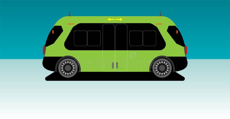  Concept Driverless Bus Drawing Sketch for Girl