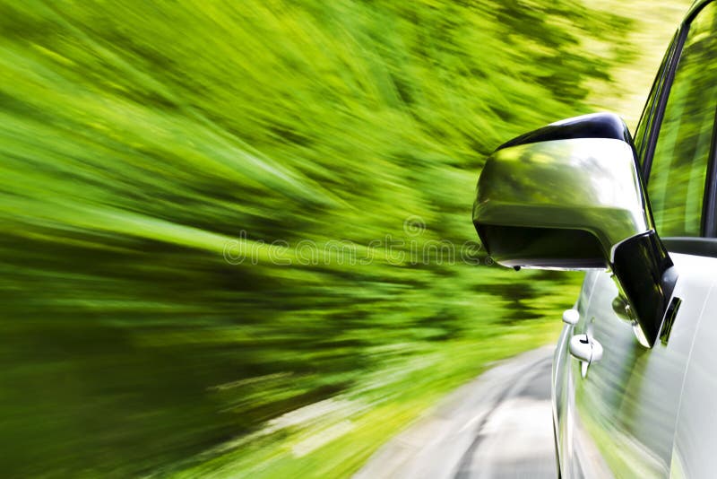 Driving a car stock image. Image of rack, motion, road 31208093