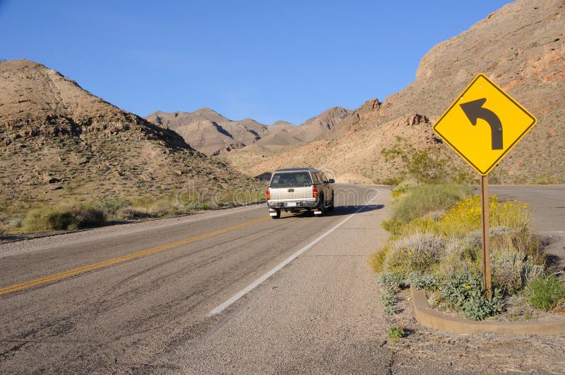 Driving Through Lake Mead National Recreation Area