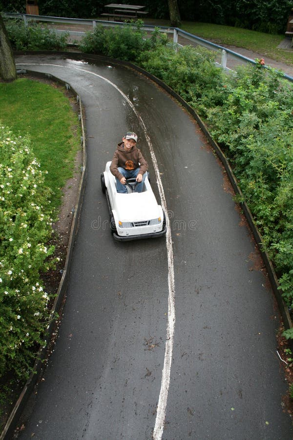 Driving lesson car child