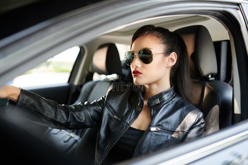Driving in sunglasses stock photo. Image of lady, transport 71654044