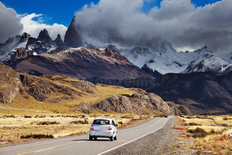 Droga Wspinać się Fitz Roy, Patagonia, Argentyna obrazy stock Droga Wspinać się Fitz Roy, Patagonia, Argentyna obrazy stock