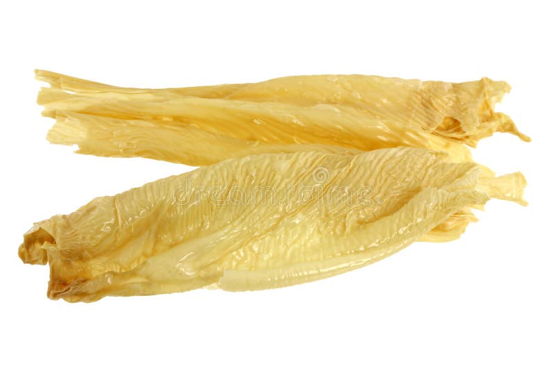 Droge Tofu Huid (Tofu Doek, Yuba, Beancurd) royalty-vrije stock foto Droge Tofu Huid (Tofu Doek, Yuba, Beancurd) royalty-vrije stock foto