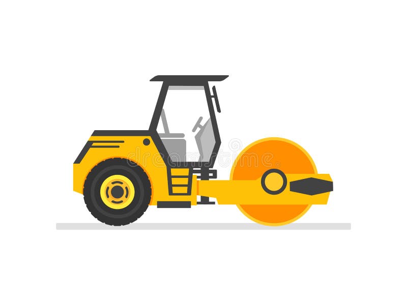 drogowego rolownika ciężki wyposażenie drogowego rolownika asfaltu compactor Mieszkania stylowy steamroller Odizolowywający Na bi royalty ilustracja drogowego rolownika ciężki wyposażenie drogowego rolownika asfaltu compactor Mieszkania stylowy steamroller Odizolowywający Na bi royalty ilustracja