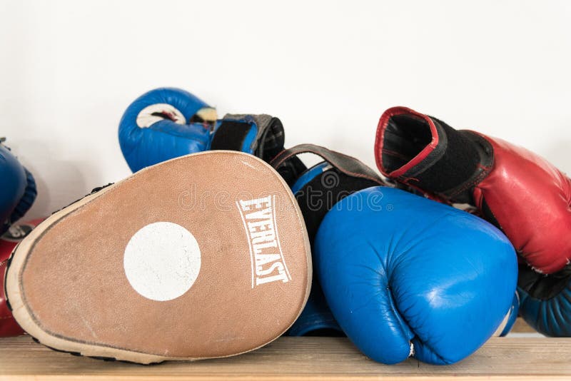 Joe Louis sparring gloves editorial stock image. Image of vintage - 28115139