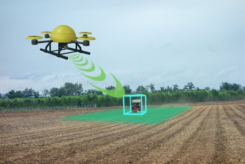 Дроны в сельском хозяйстве фон для презентации. Smart Farming Technology. The use of Drones in various fields. Field like