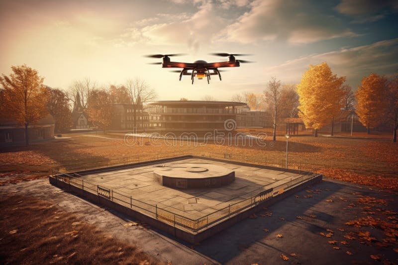 Drone Landing Pad Stock Illustrations 111 Drone Landing Pad Stock
