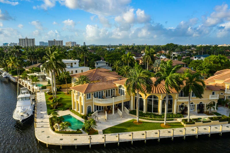 Drone Photo Fort Lauderdale FL lyxmansionshus