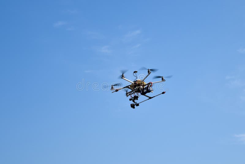 Drone Inspection Over Airport Runway Operator Stock Photos Free