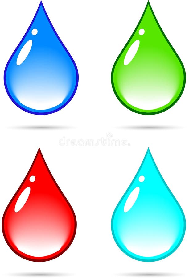 Drop. royalty free illustration