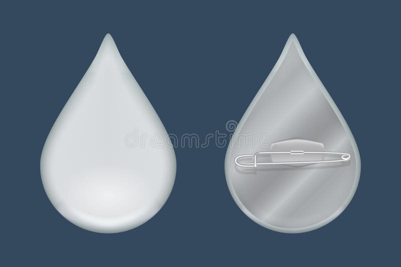 Drop badge mockup, realistic style stock illustration Drop badge mockup, realistic style stock illustration