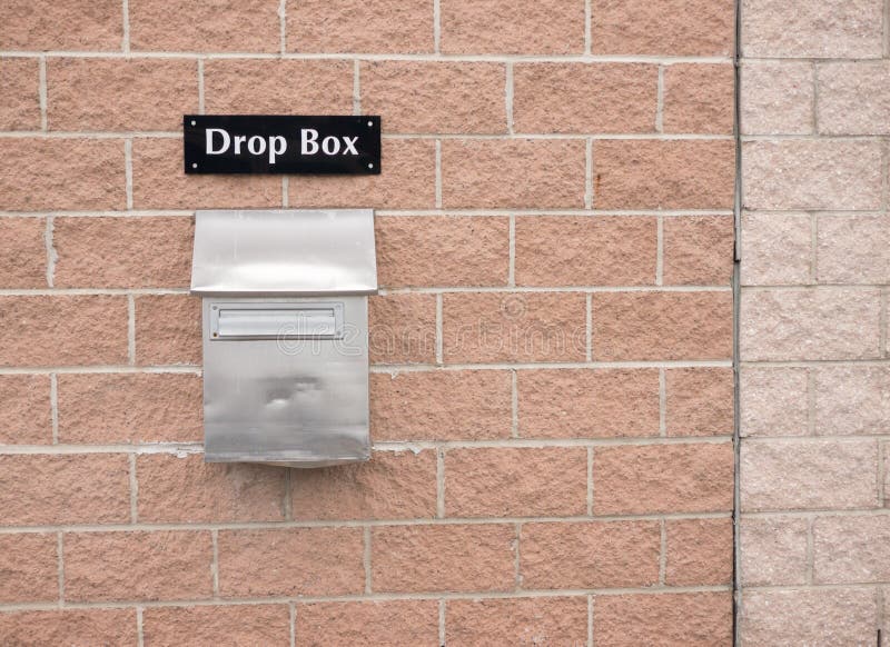Drop Box stock image. Image of business, night, slot 32918379