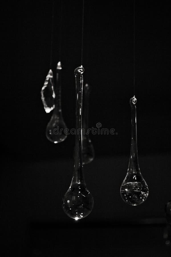 A drop of glass. stock photo. Image of abstract, drops 133952664