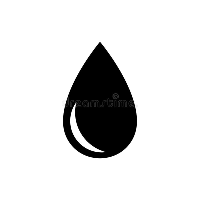 Drop Icon. One of Set Web Icons Stock Vector - Illustration of droplet ...