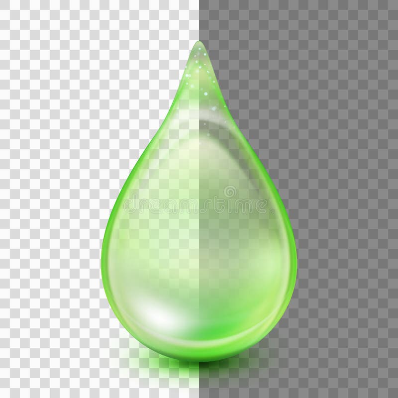Drop isolated on transparent background. EPS 10 vector royalty free illustration Drop isolated on transparent background. EPS 10 vector royalty free illustration