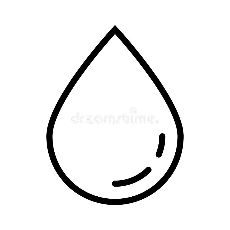Drop line icon. royalty free illustration