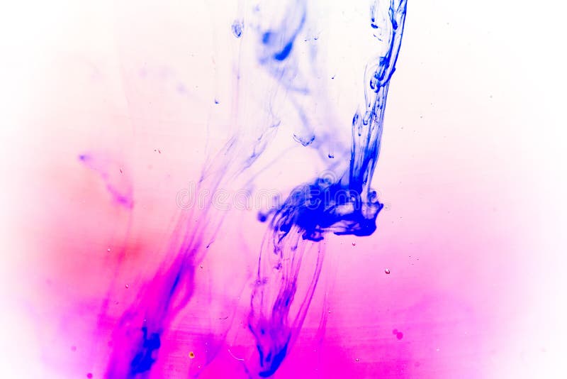 A Drop of Paint Pouring in Water Stock Image Image of watercolor