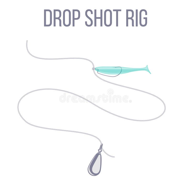 Drop Shot Rig Stock Illustrations – 85 Drop Shot Rig Stock