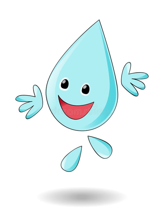Drop of water stock illustration