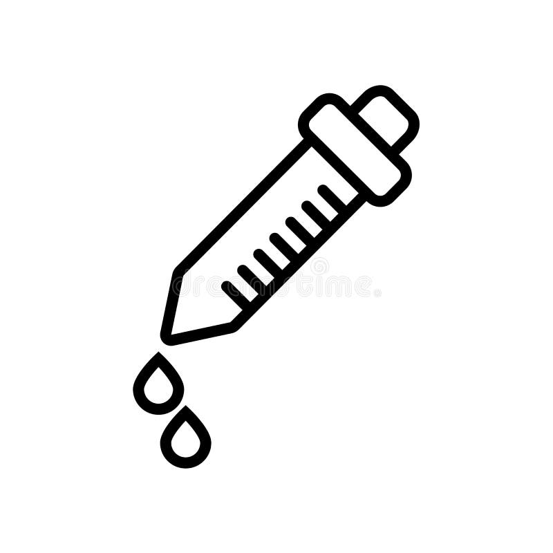 Dropper Icon. Trendy Dropper Logo Concept on White Background Fr Stock