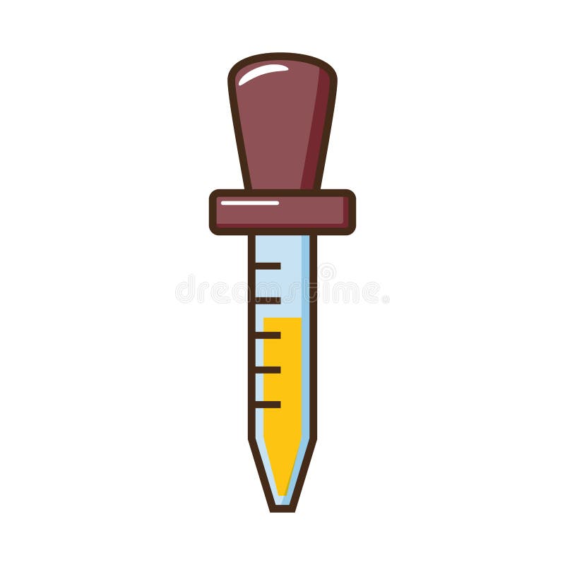 Dropper Laboratory Glassware Stock Vector Illustration of study, chemical 173933323