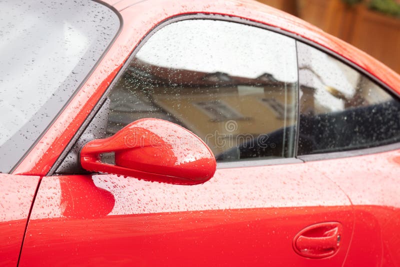 Drops on car stock image. Image of expensive, concept 10107533