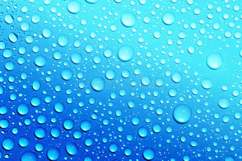 Condensation of Water Vapor, Water Drops on a Bucket Stock Image