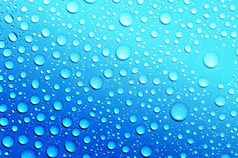 Drops on glass